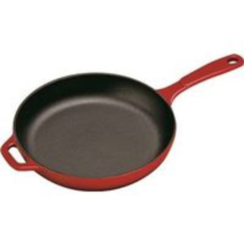 Red Enamel Skillet