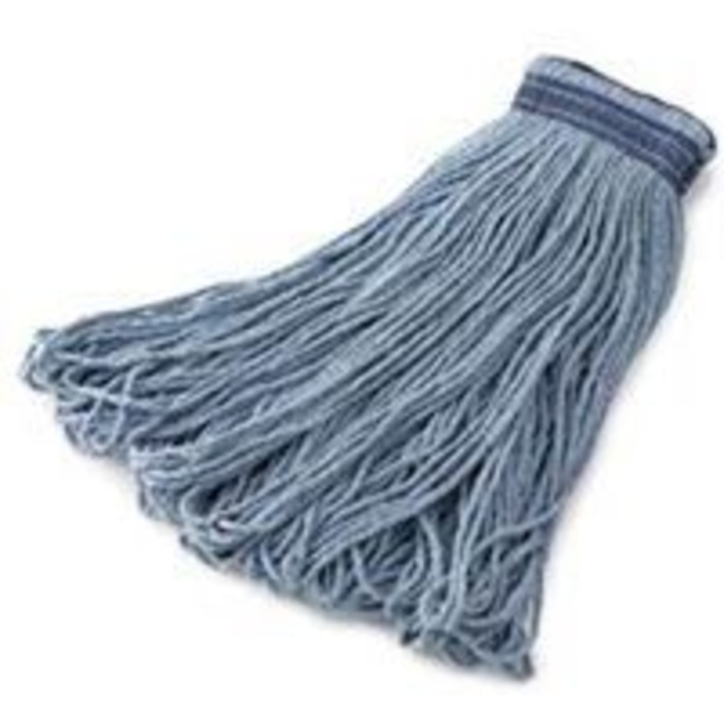 Wet Mop Heavy Duty, Large End, Blue and Black