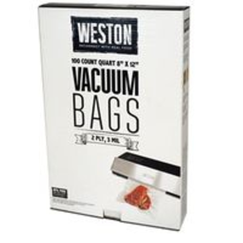 Bag Vac 100 Count 3 Mil 8 x 1 Inch Food Storage Bags