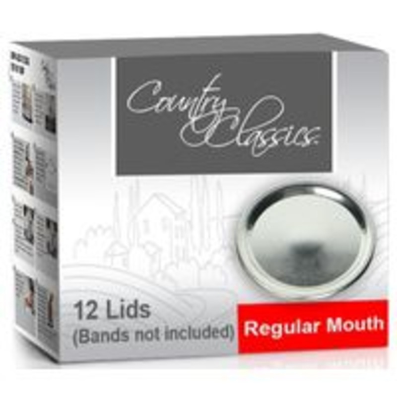 Regular Mouth Lids – 12 Pack