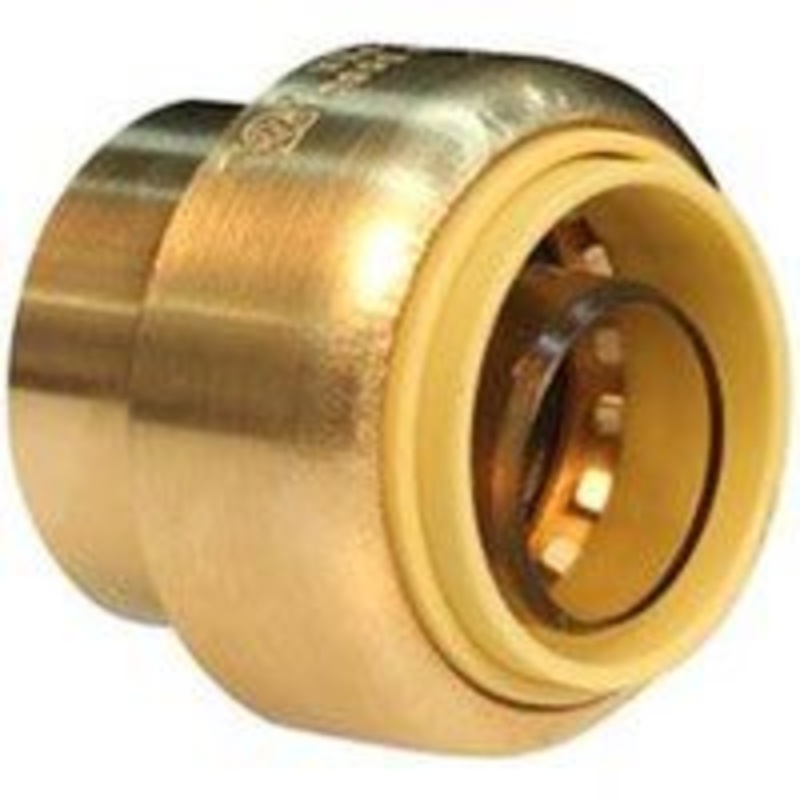 1/2 Push Tube Cap for Plumbing Applications