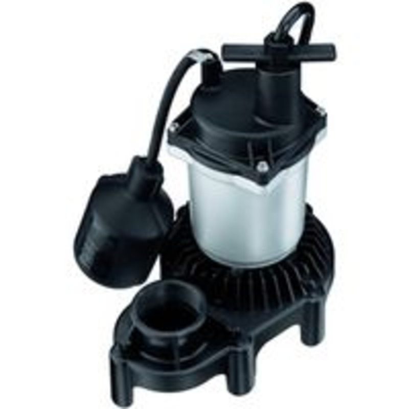 1/3 HP Plastic Sump Pump