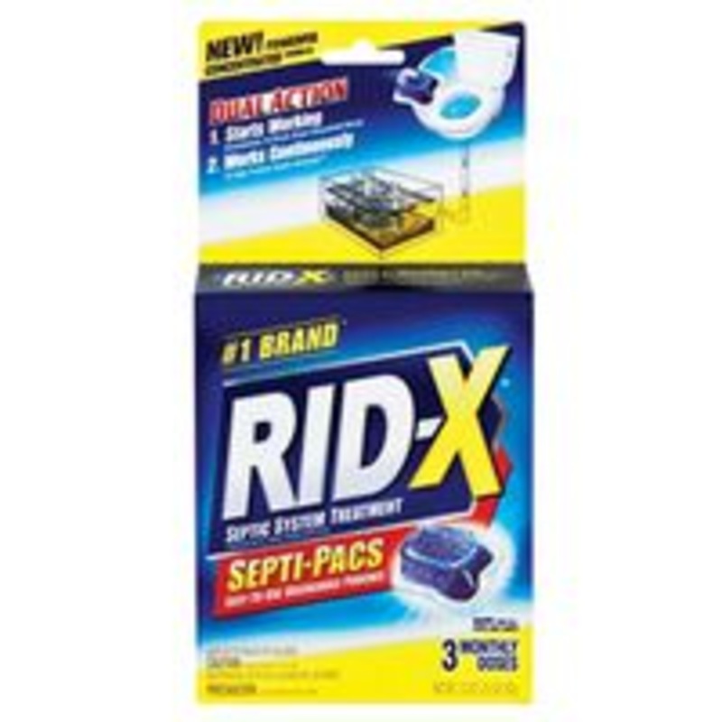 Septic Tank Treatment Rid-X, 3 Pack