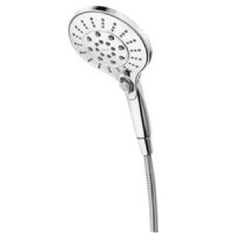 Showerhead Push Button Chrome