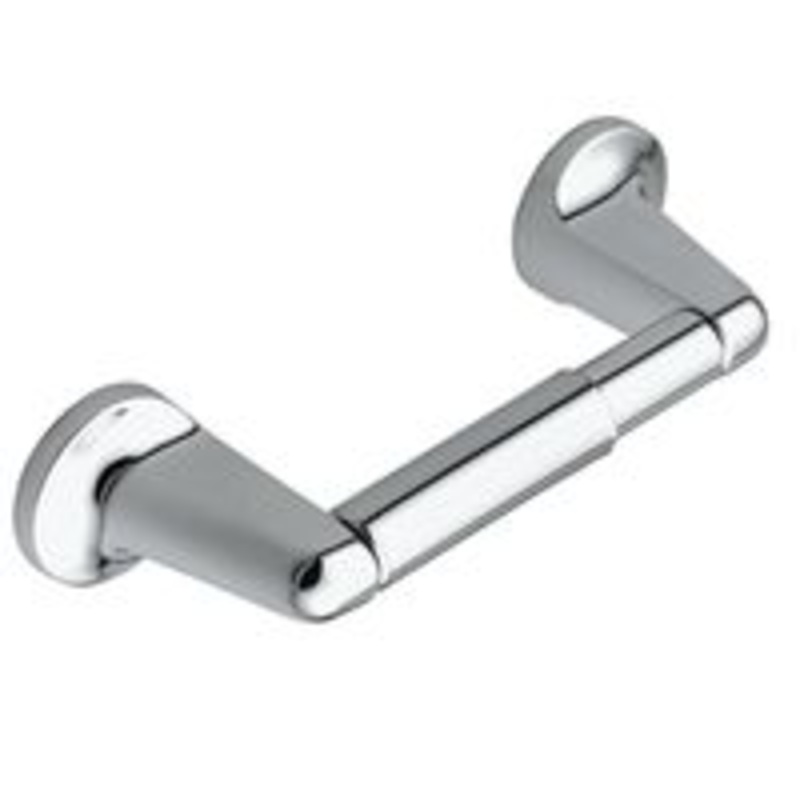 Spring-Loaded Chrome Toilet Paper Holder
