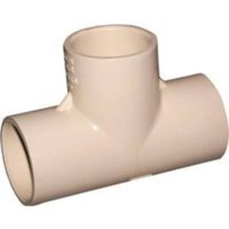 1 CPVC Tee Fitting for Plumbing