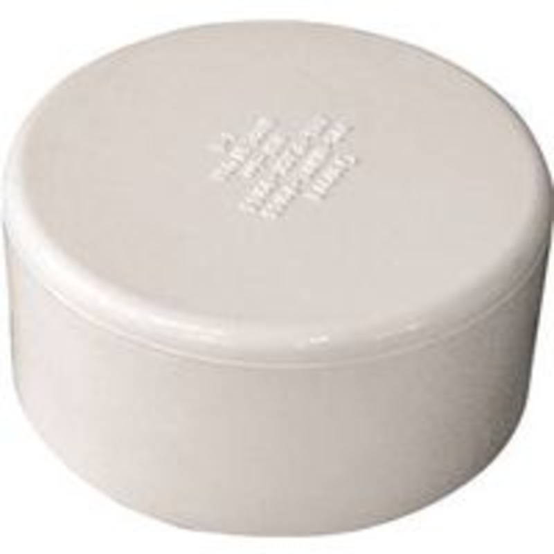 3 PVC Drain, Waste, and Vent Cap