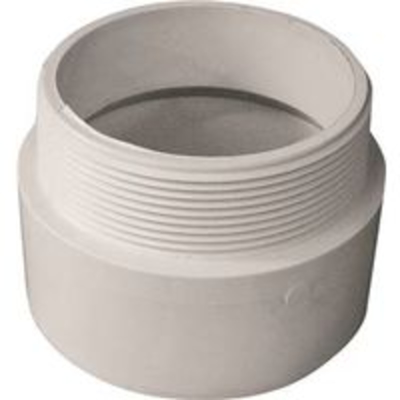 4 DWV Male Pipe Thread Adapter