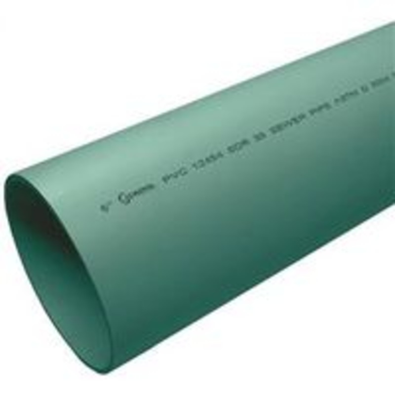 6 SDR 35 Solid Pipe, 10 ft.