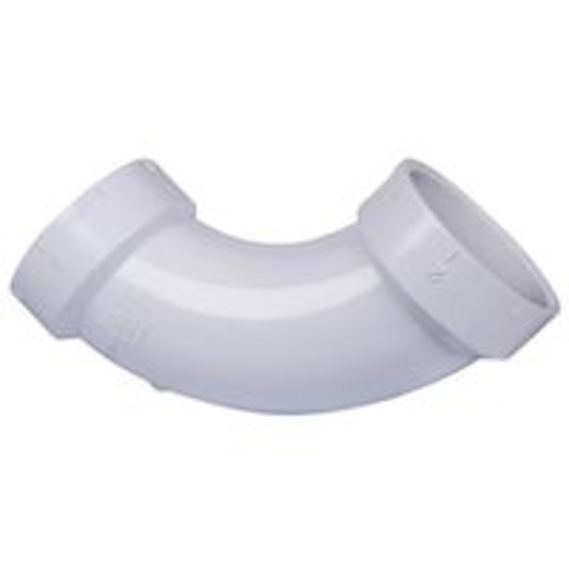 90-Degree Long Elbow Pipe Fitting, 2 Inch