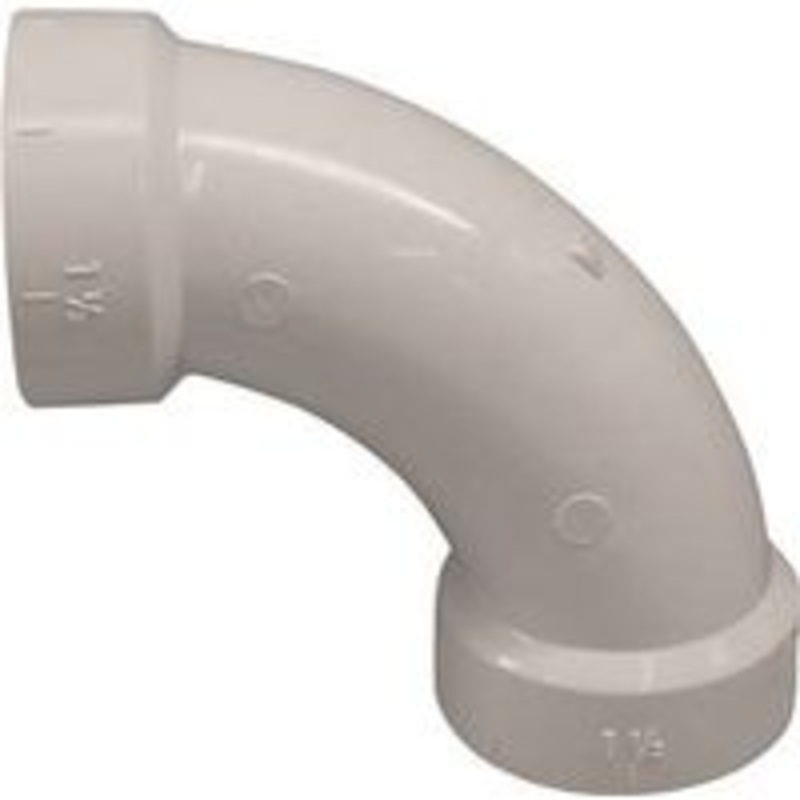 90-Degree Long Sweep Elbow 1-Inch Pipe Fitting