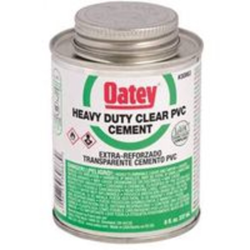 Lovoc HD Clear PVC Cement 4 oz.