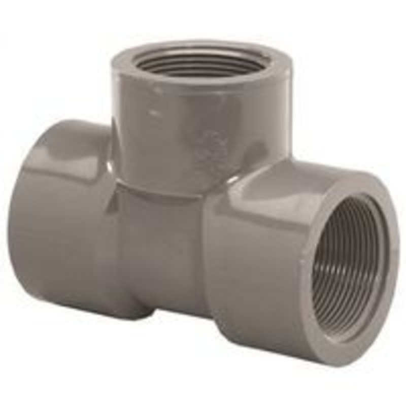 PVC Tee Fitting, 1/2 Inch