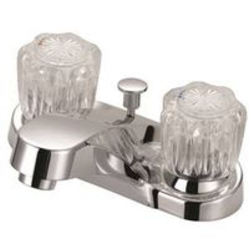 4-Inch 2-Handle Acrylic Lavatory Faucet