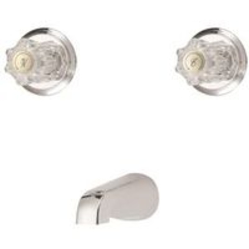 2-Handle Chrome Tub Faucet