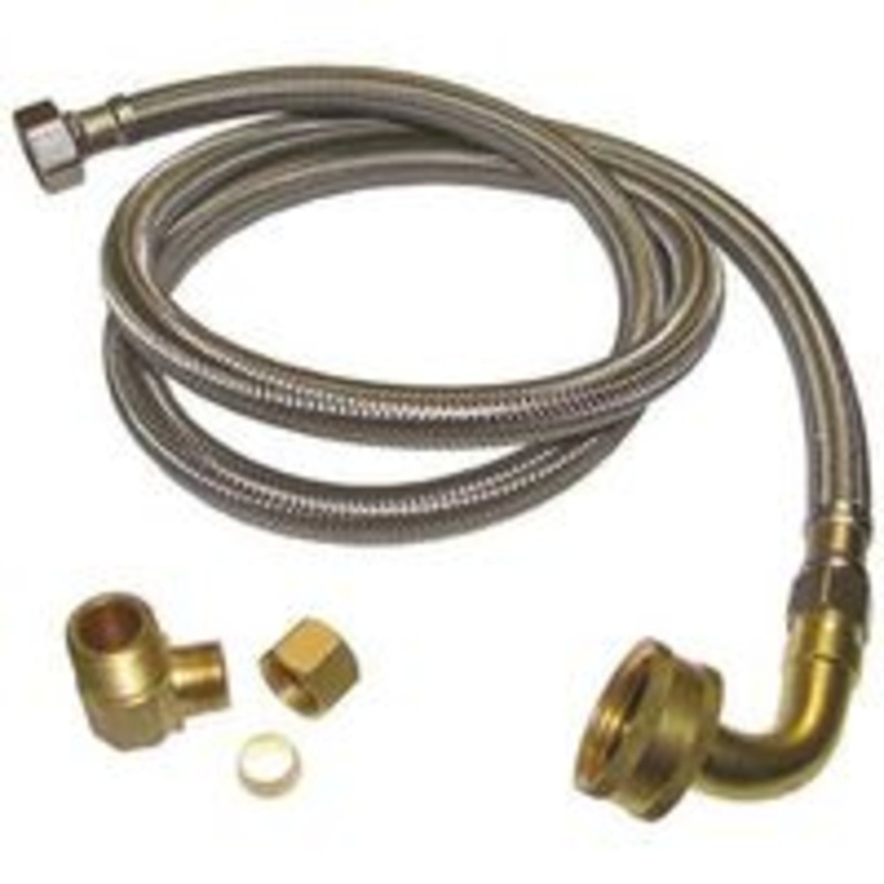 Dishwasher Supply 3/8 x 3′ Drain and Supply Line