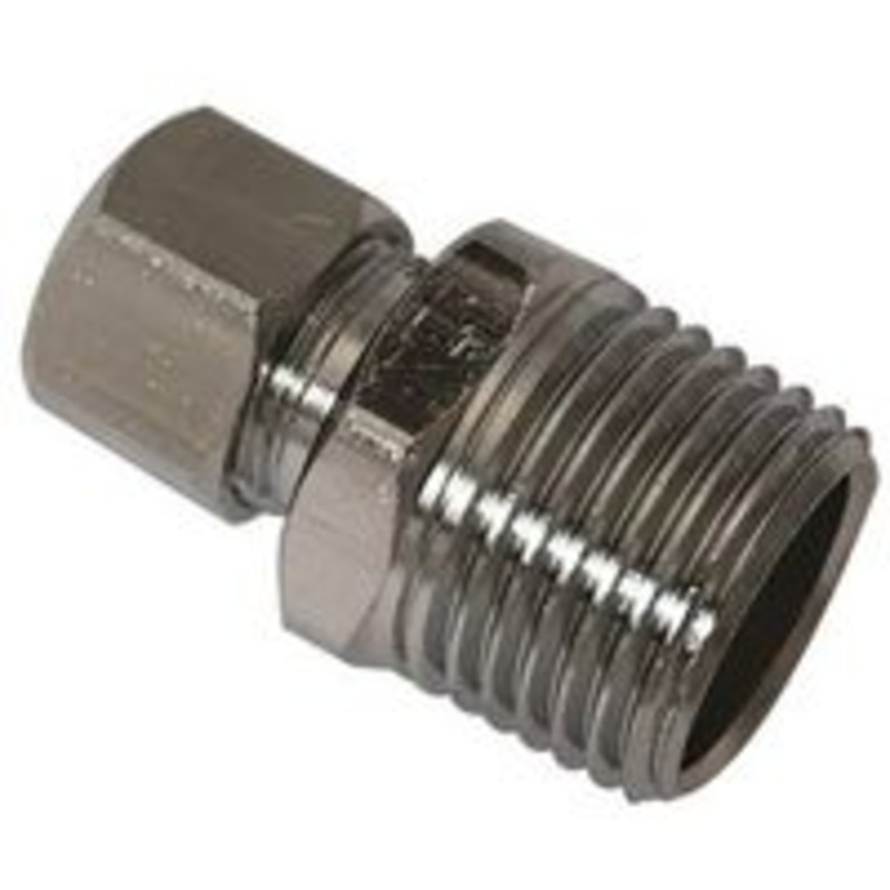 Connector Straight 1/2 MIP x 3/8