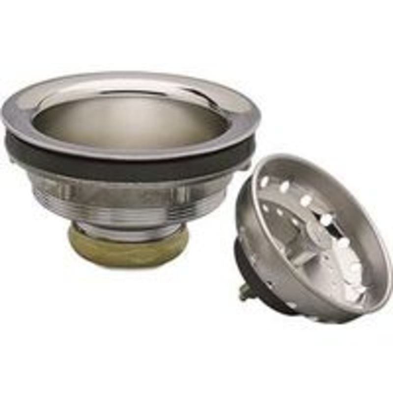 Polished Chrome Strainer for Faucet and Sink Repair