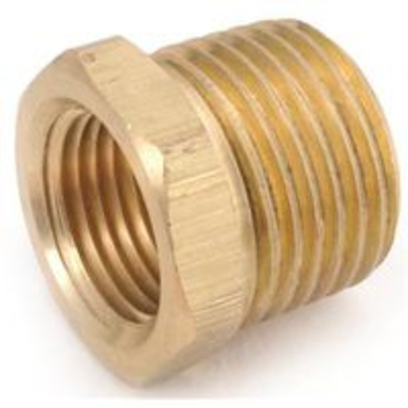 1/2 x 1/8 Brass Hex Bushing