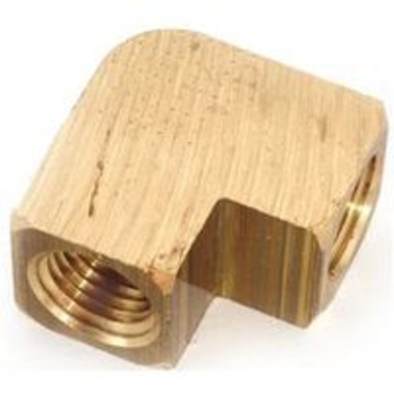 1/8 FPT Brass 90-Degree Elbow