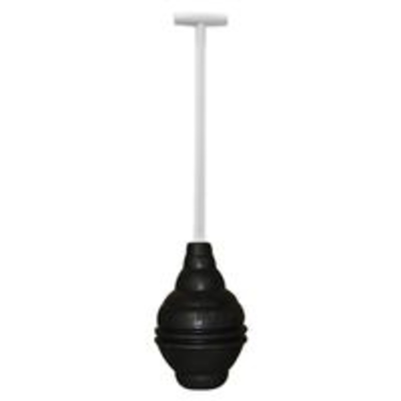 6-Inch Rubber Plunger, 16-1/4 Inch Handle
