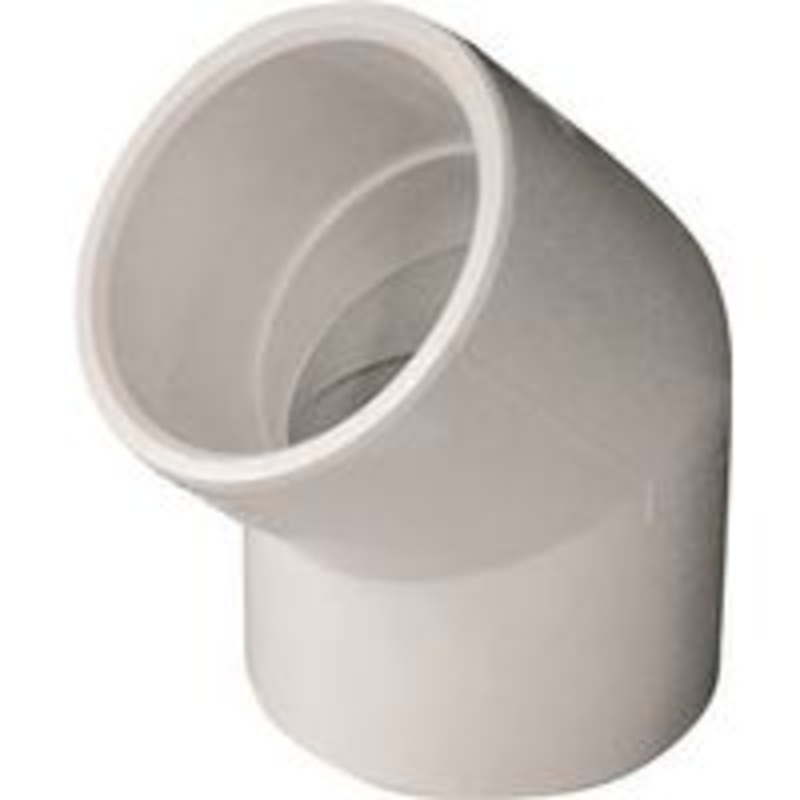 1-1/2 DWV 45-Degree Elbow Pipe Fitting