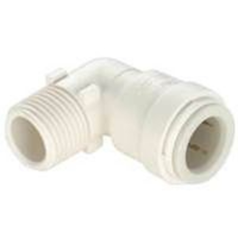 1/2 QC x 1/2 MPT Elbow Pipe Fitting