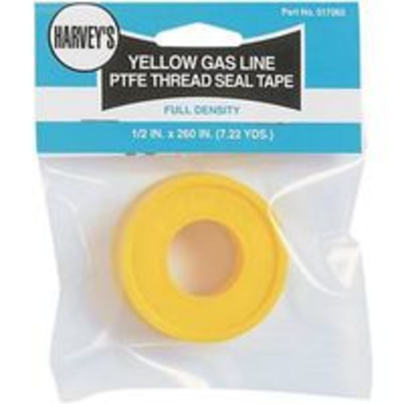 1/2 x 260′ Yellow Gas Tape