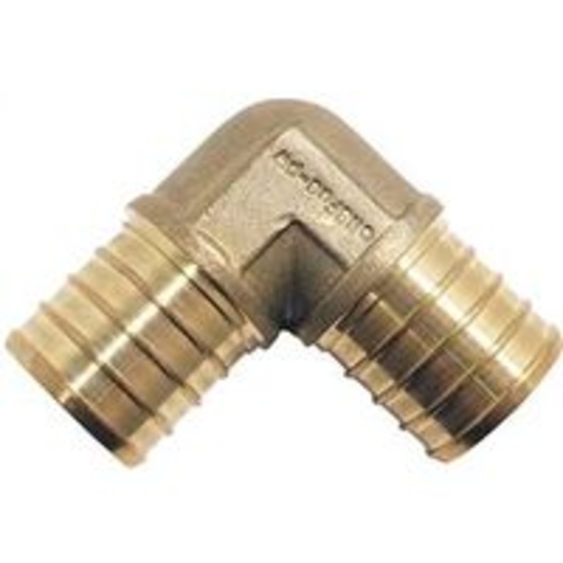 1 Brass PEX Elbow Fitting