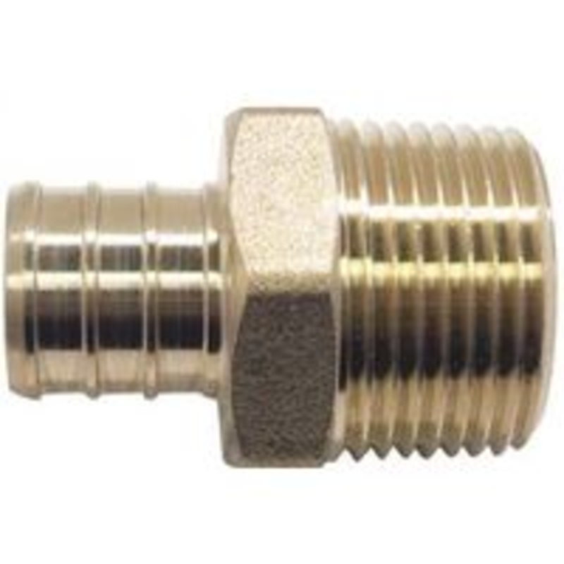 1-Inch Brass Male PEX Adapter