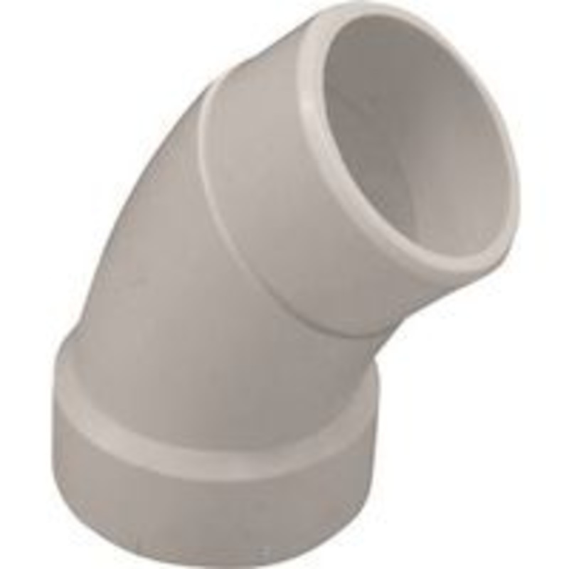 2 DWV 45-Degree Street Elbow