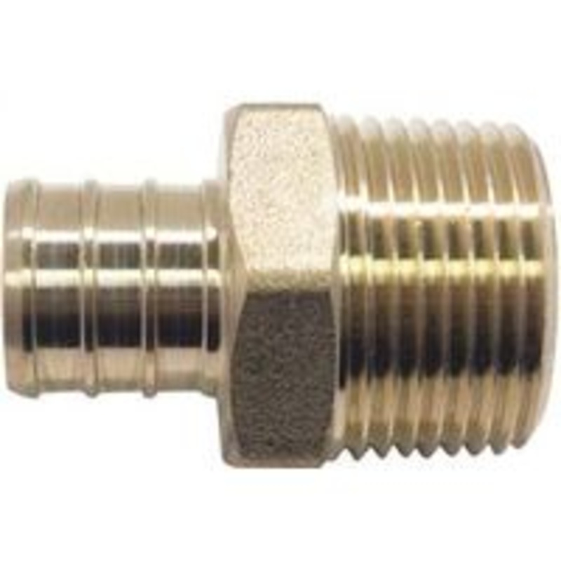 3/4-Inch Brass PEX Adapter
