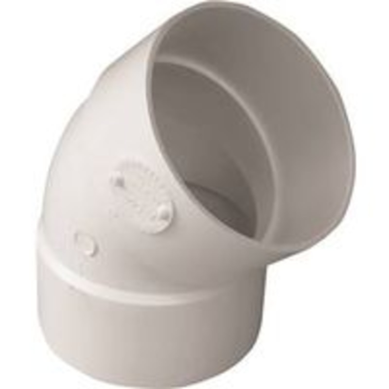 6 45-Degree Elbow Sewer Fitting (2.31 lbs)