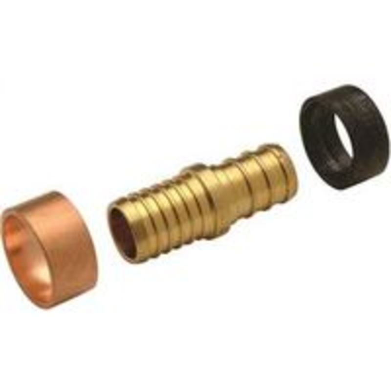 Coupler PEX 1/2 Brass Transition Fitting