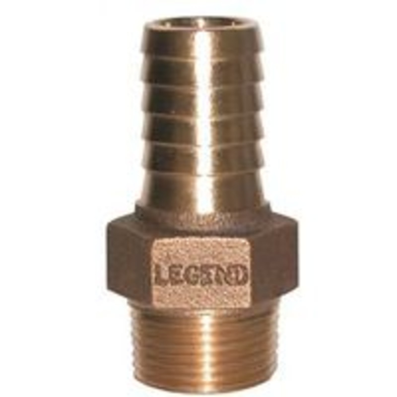 Male Brass 1-Inch Adapter