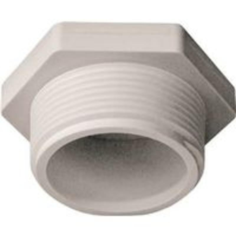 PVC Male Iron Pipe Plug, 1-1/2 Inch
