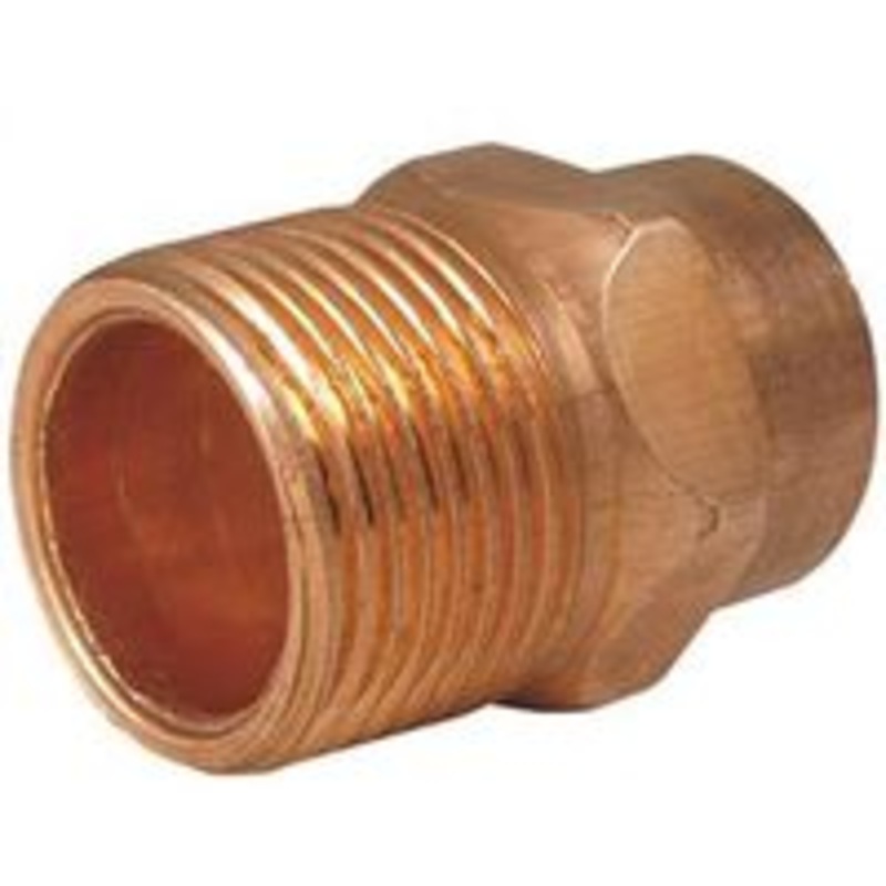 1-1/4 Copper Male Pipe Thread Adapter