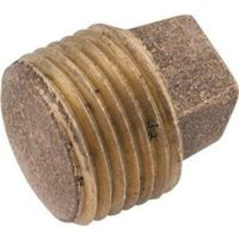 1/4 BRS Solid Pipe Plug