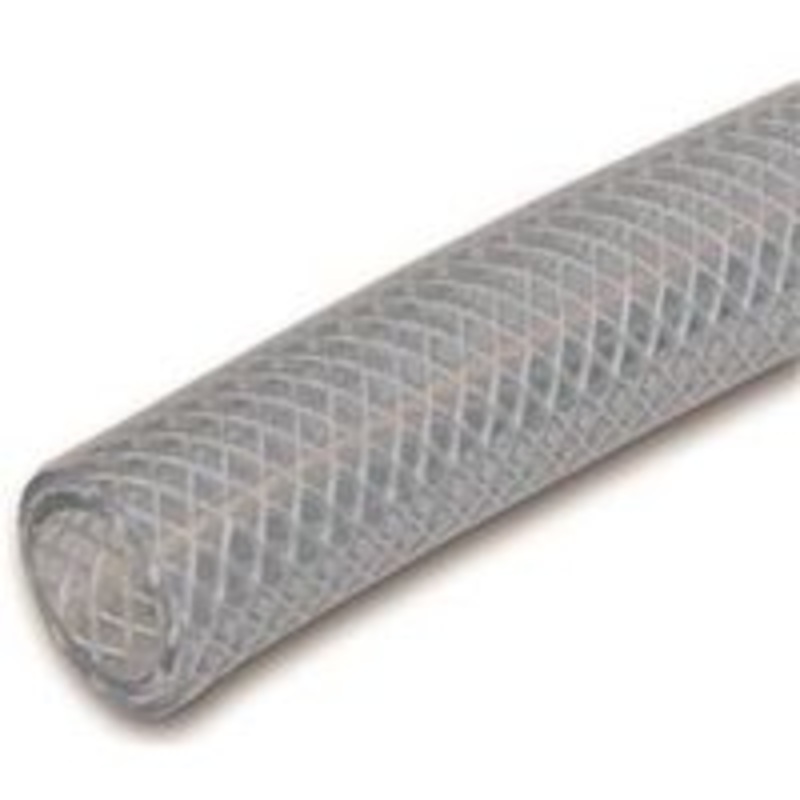 1 x 50′ Clear Reinforced Hose (15 lbs)