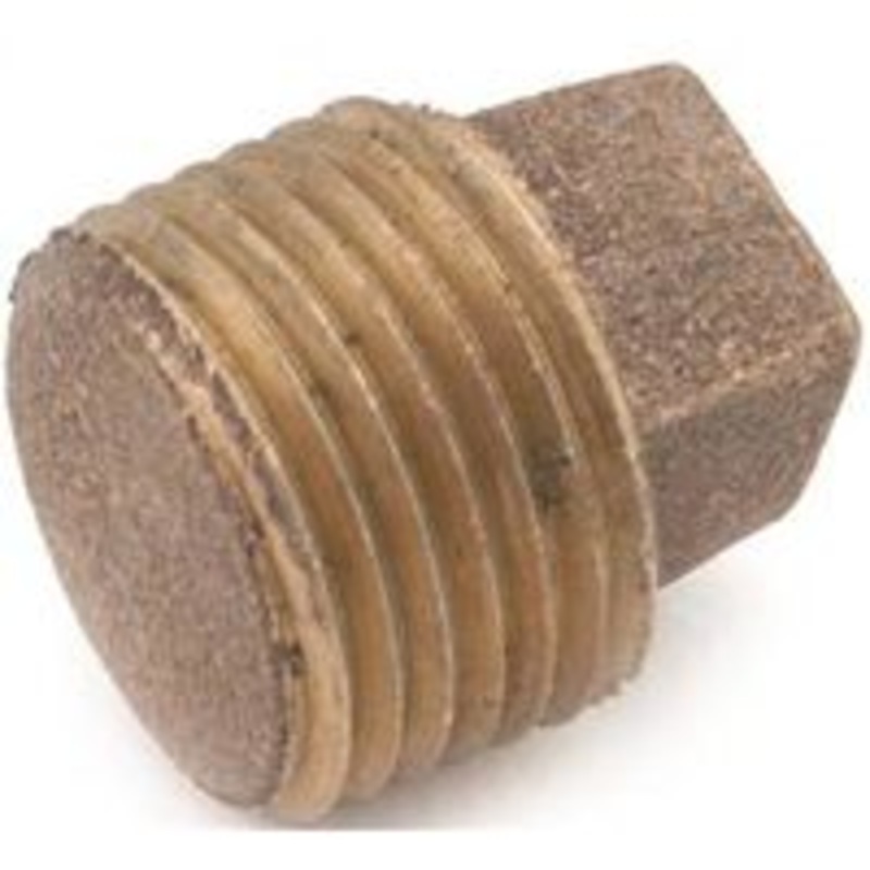 3/8 BRS Solid Pipe Plug