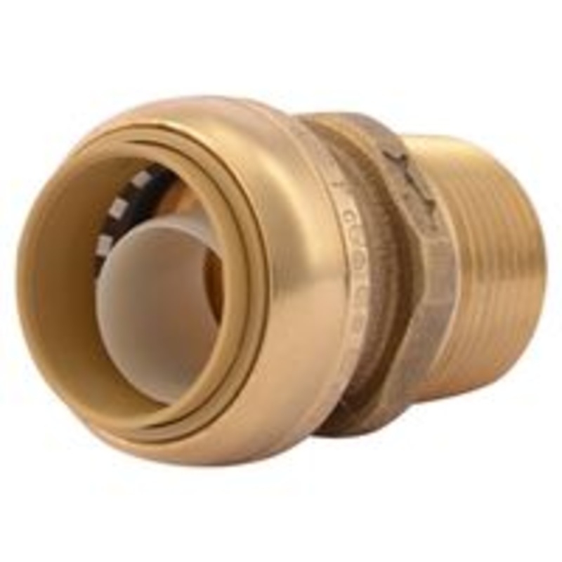 Adapt Push-Fit DZR Brass 1 Fitting