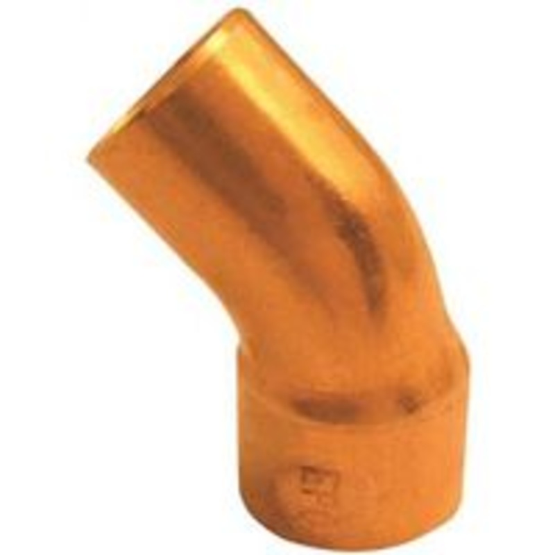 Elbow Street 45-Degree Copper 3/4 Inch Fitting