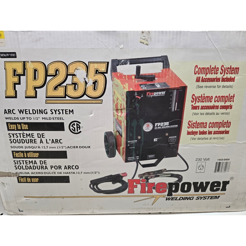 Firepower FP235 – 230V AC Arc Welder – Closeout Special