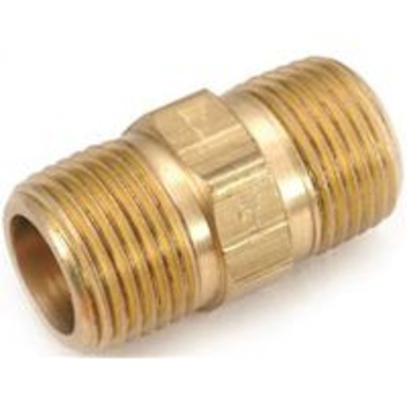 1/4 BRS Hex Nipple Pipe Fitting