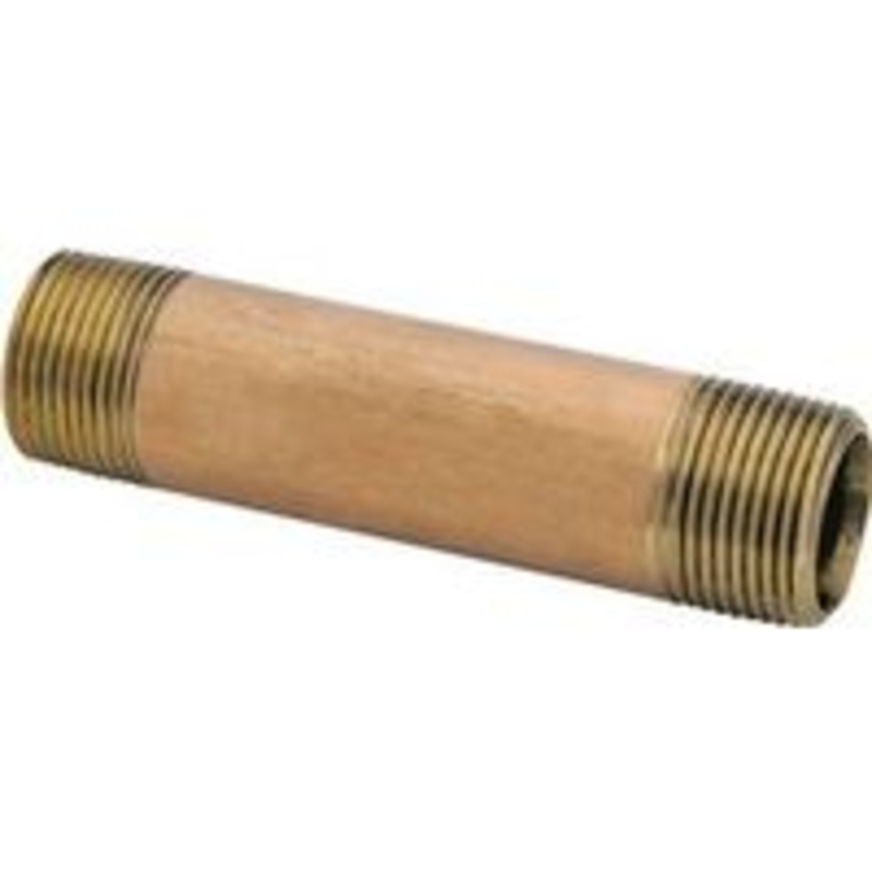 1/4 Close Brass Standard Nipple