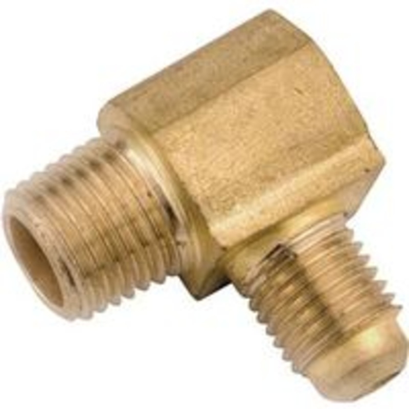 1/4 Female Flare x 1/8 Male Pipe Thread Elbow