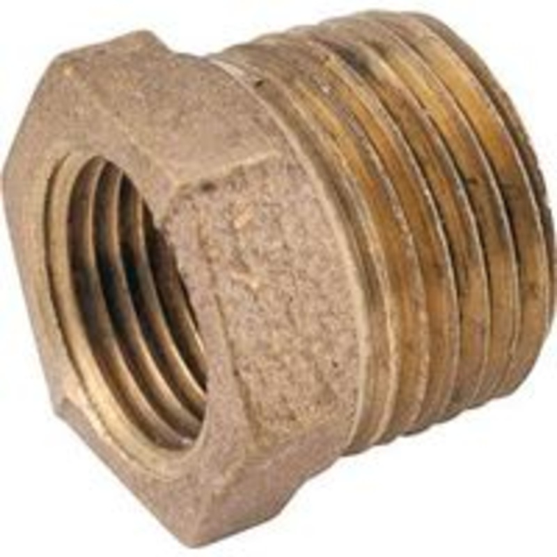 1 x 3/4 Red Brass Bushing