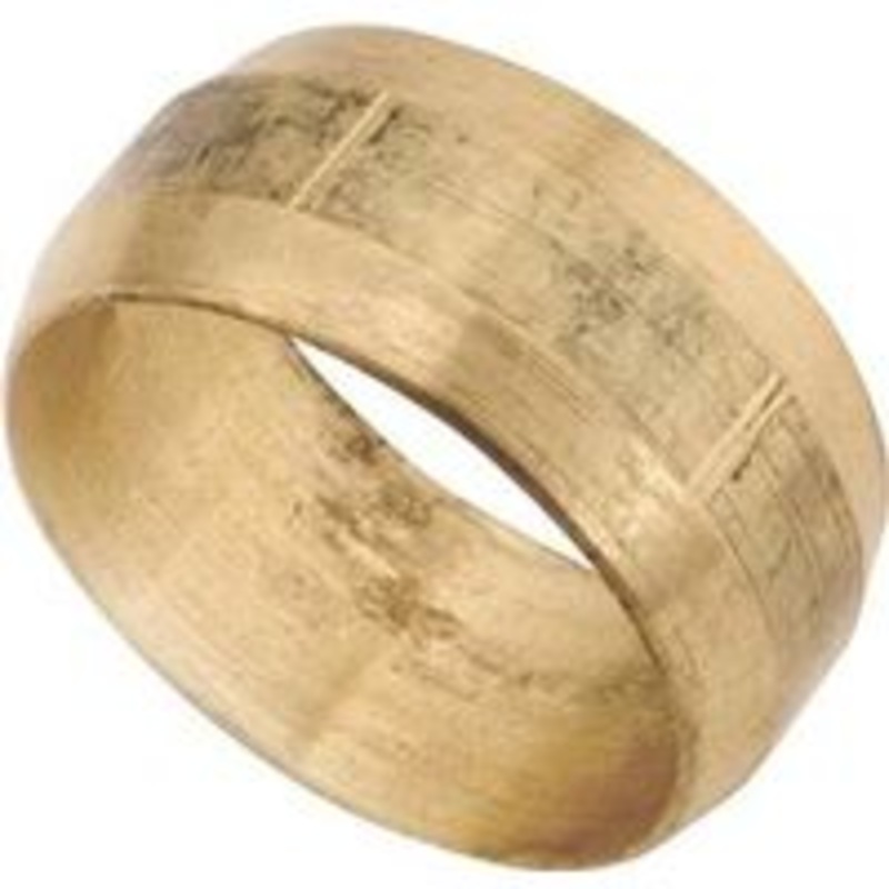 2-Pack 1/2 Brass Compression Sleeve