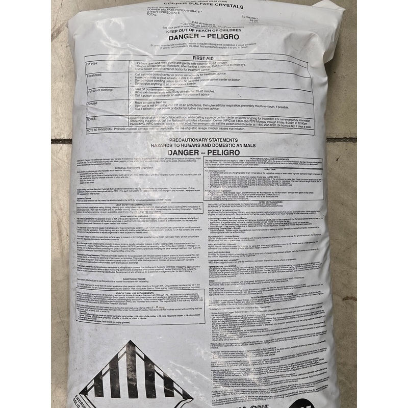 Copper Sulfate, 50 lb