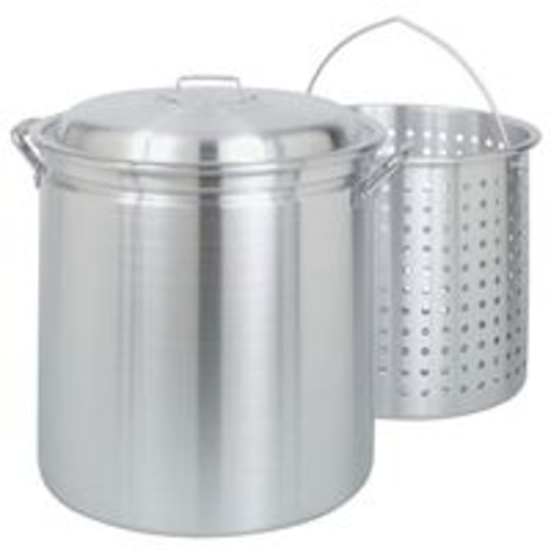 Stock Pot with Lid and Basket